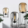 DecorBites™ Glass Table Lamp: Modern LED Decorative Lamp for Living Room, Bedroom, Desk.
