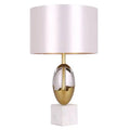 DecorBites™ Crystal Fabric Table Lamp: Nordic Design for Bedside, Desk, Living Room & Bedroom