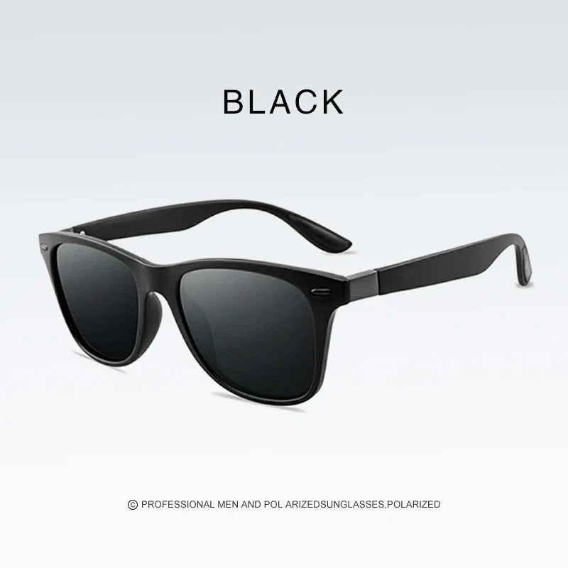 Retro Rectangle Sunglasses UV400 – Vintage Driver Sport Shades for Men & Women