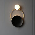 DecorBites™ Glass Ball G4 Round Ring Wall Lamp - Nordic Sconces for Modern Indoor Lighting