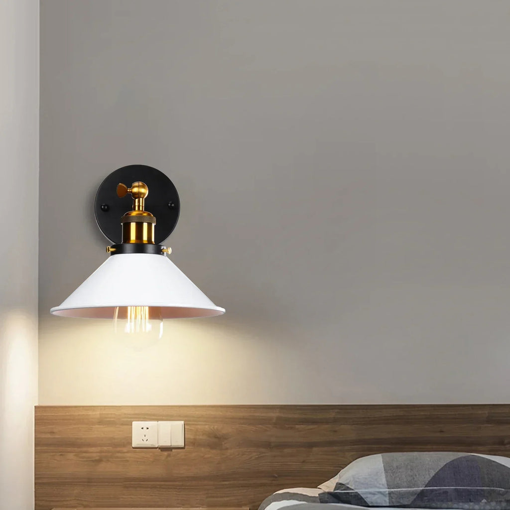 DecorBites™ Industrial Retro Loft Wall Sconce E27 Bedside Lights Fixtures for Living Room