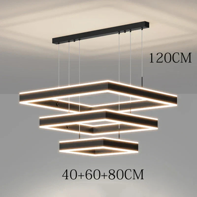 DecorBites™ LED Chandeliers Pendant Light Lamps for Living & Dining Room