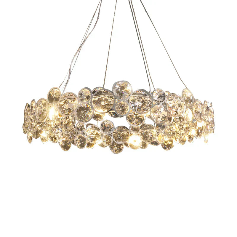DecorBites™ Crystal Magic Ring Pendant Light for Dinning Room