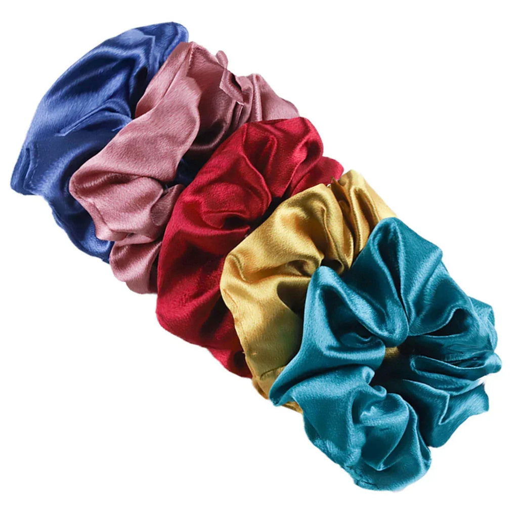 Women's Silky Satin Hair Scrunchies Set