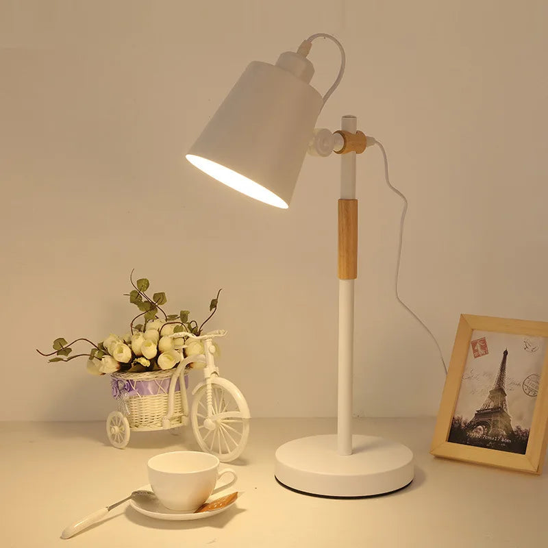 DecorBites™ Adjustable Desk Lamp for Children's Bedroom Study, Nordic Style Black White décor