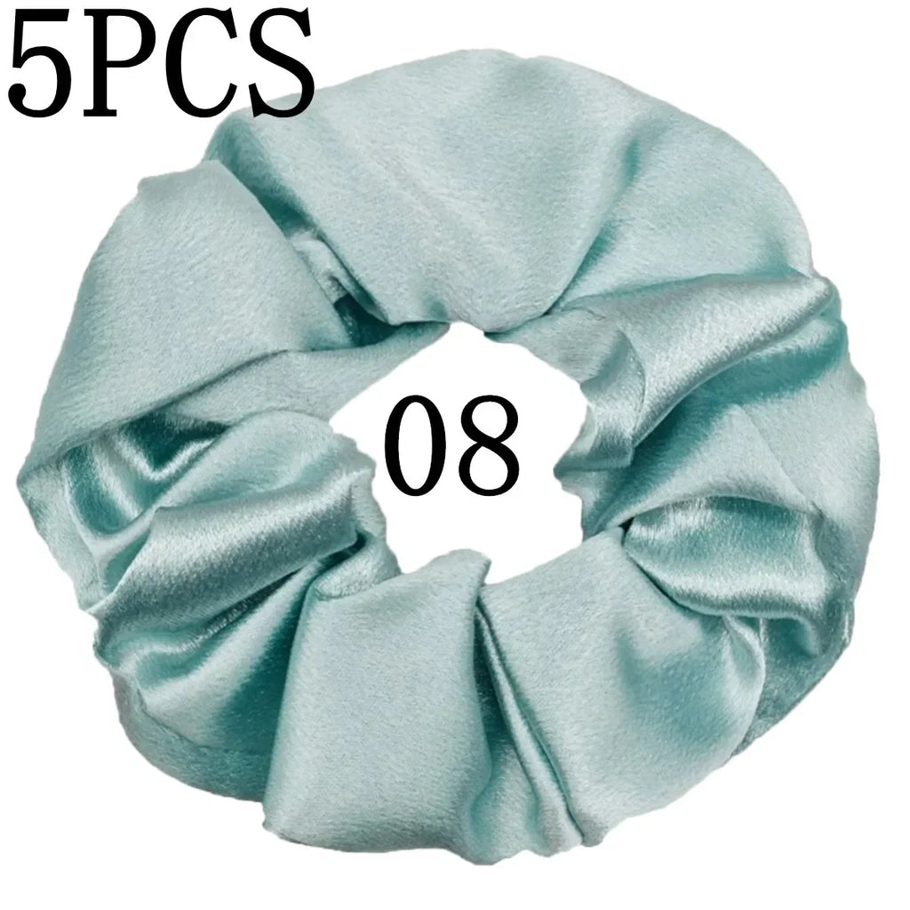 Women's Silky Satin Hair Scrunchies Set
