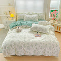 DecorBites™ Cozy Cotton Bedding Set for Double Bed, Autumn Winter Duvet Cover Kit