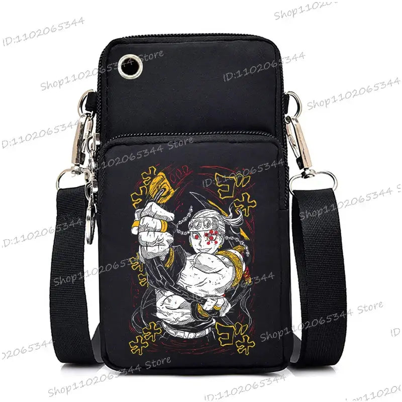Demon Slayer Phone Bag: Nezuko & Mitsuri Crossbody Purse
