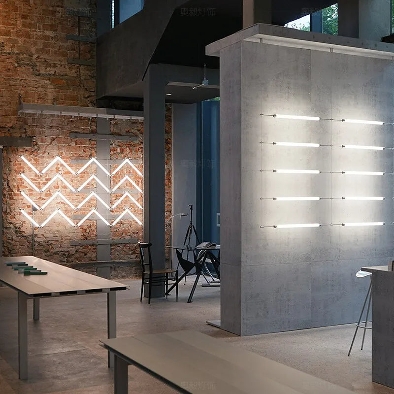 DecorBites™ LED Chandelier: Modern Nordic Industrial Pendant Light for Dining Room and Bar