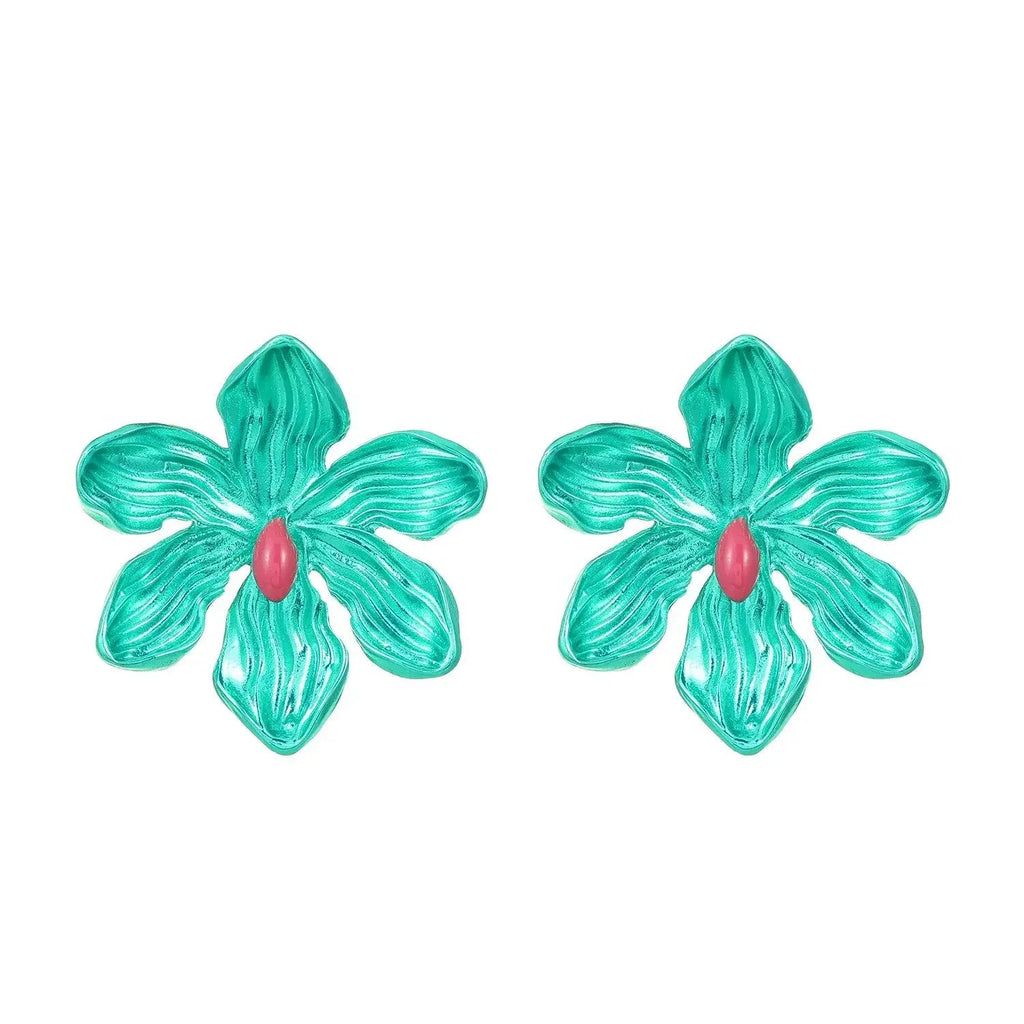 Belle Flower Pink Earrings