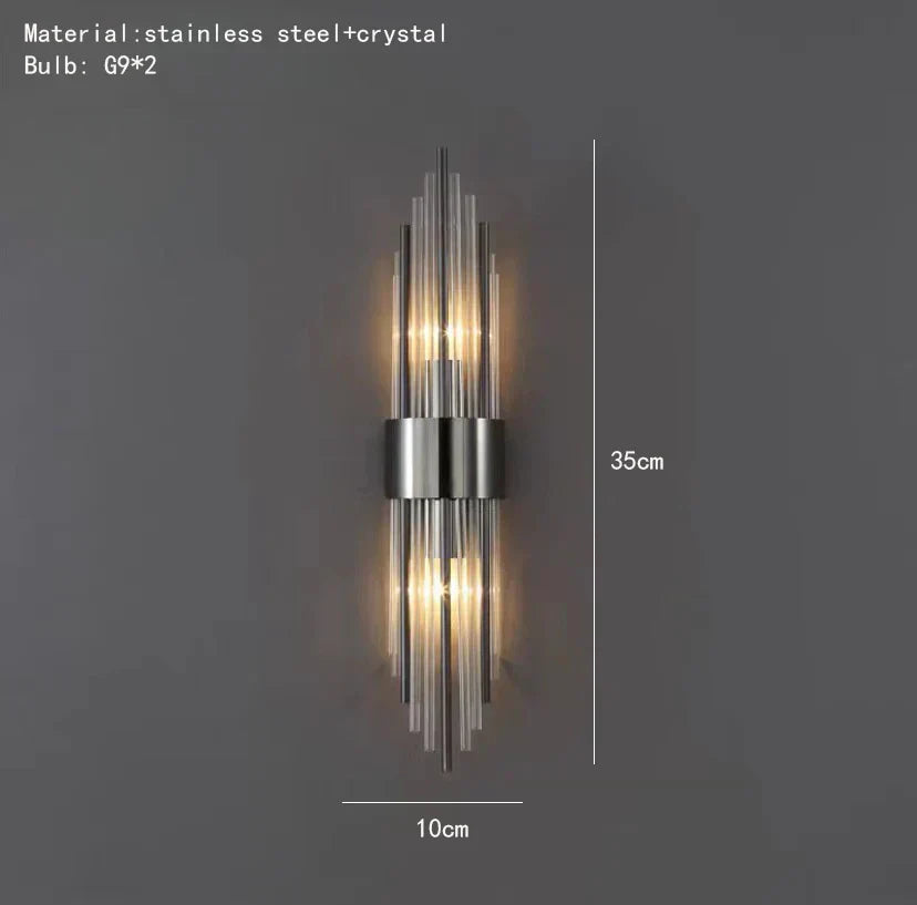 DecorBites™ Gold LED Wall Lamp Modern Light Luxury Sconce for Living Room & Bedroom