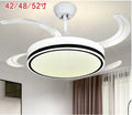 DecorBites™ LED Fan Lamp: Modern Invisible Ceiling Chandelier for Living Room, Bedroom & Dining Room