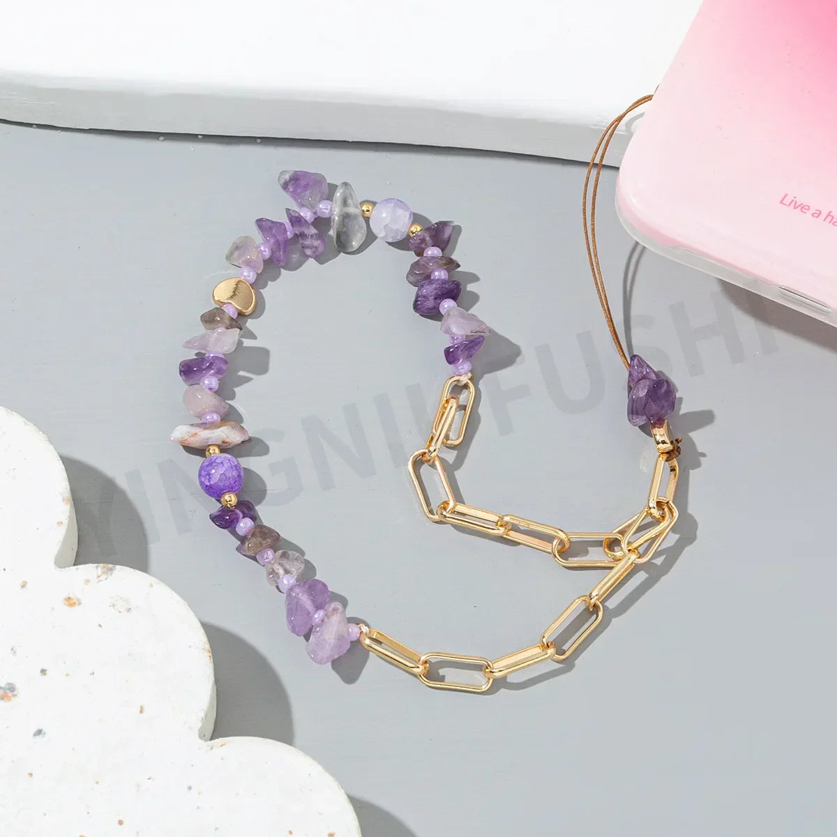 Handmade Crystal Phone Charm