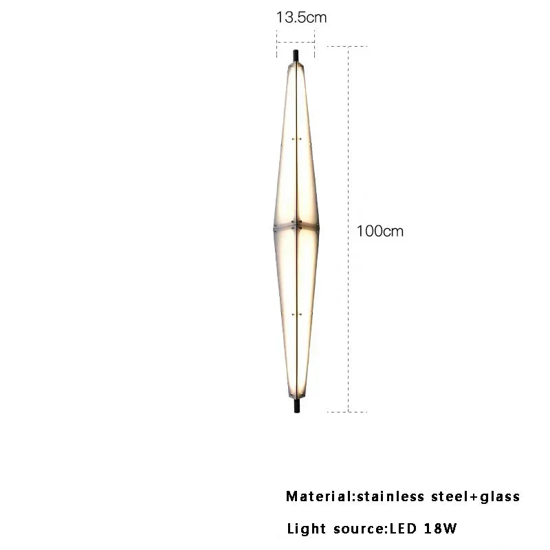 DecorBites™ Glass Cone Chandelier: Height Adjustable Luxury Art Indoor Pendant Lamp