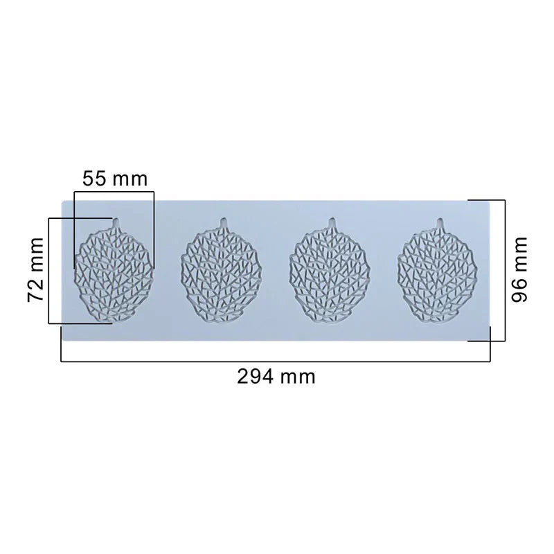 DecorBites™ Coral Branch Leaf Silicone Mold for Cake Chocolate Baking Decoration