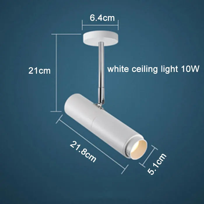 DecorBites™ Adjustable Focus LED Track Lights for Commercial Spaces