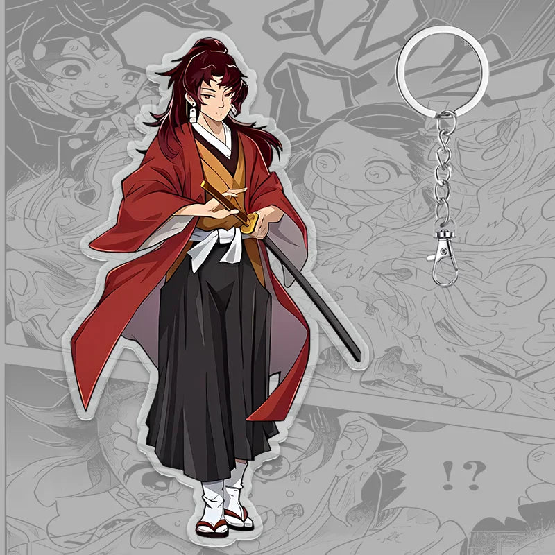 Demon Slayer Keychain: Tanjiro 6cm Acrylic Bag Pendant