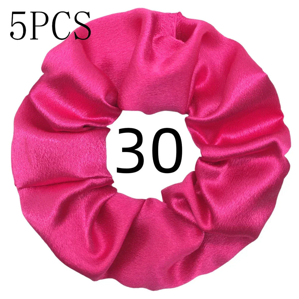 Women's Silky Satin Hair Scrunchies Set