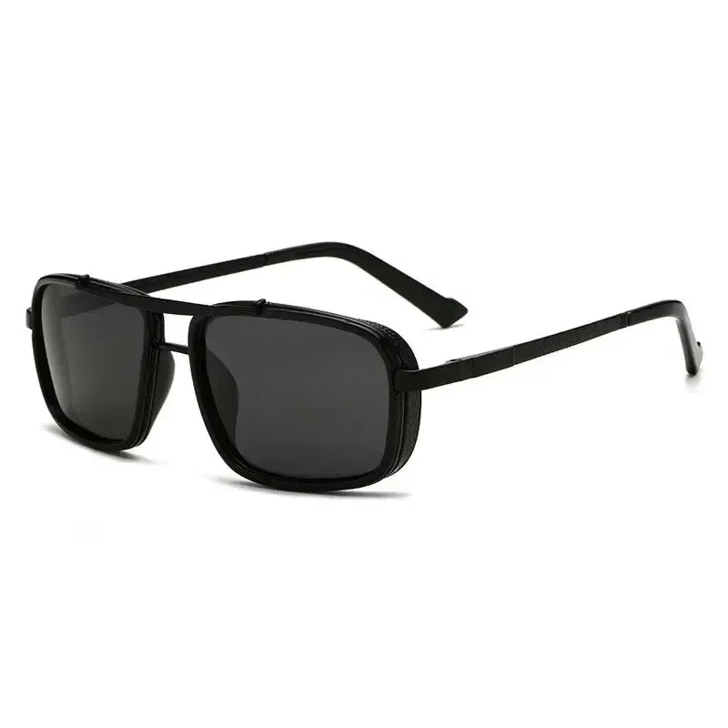 Women's Vintage Steampunk Cat-Eye Sunglasses UV400 Driving & Travel Shades - Alloy Frame, Polycarbonate Lenses