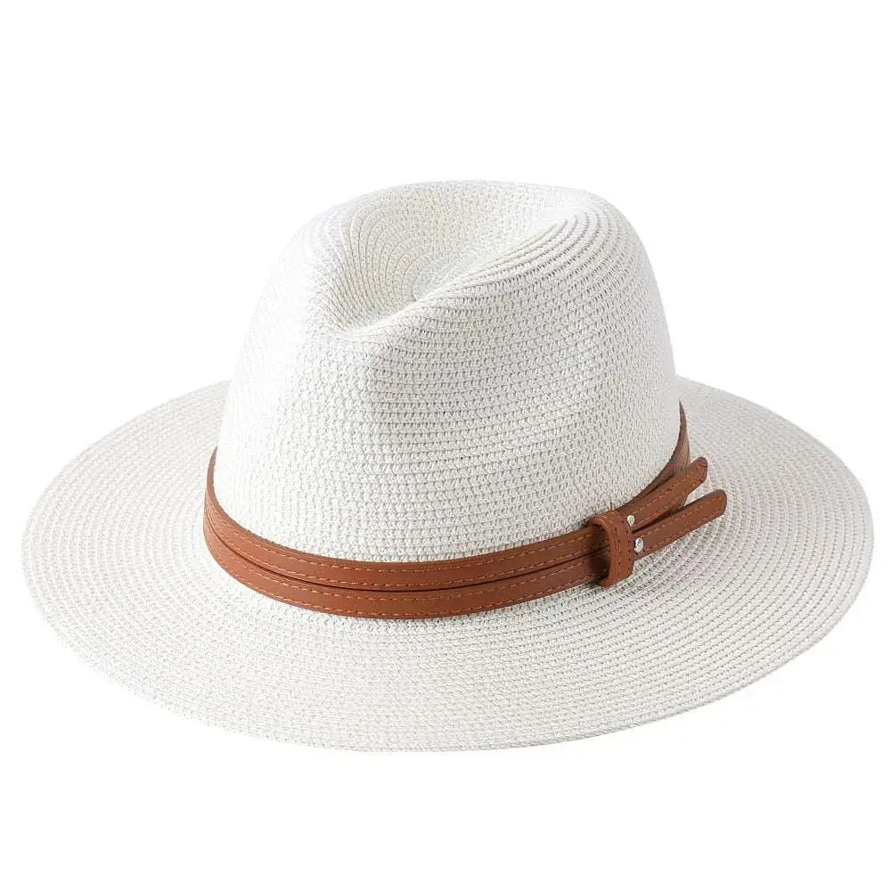 Panama Women/Men Wide Brim Beach Hat UV Protection