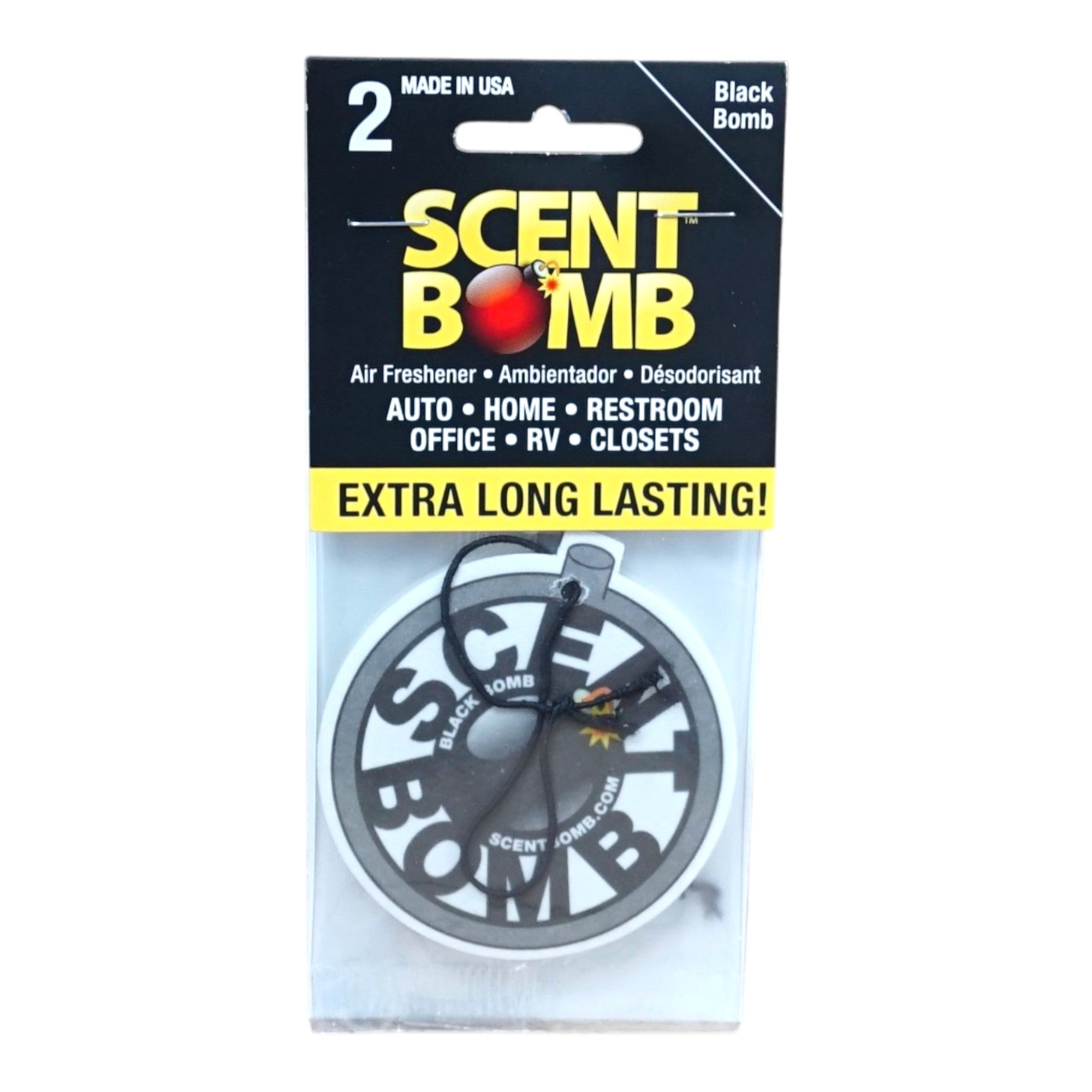 Black Bomb Hanging Circles - Scent Bomb