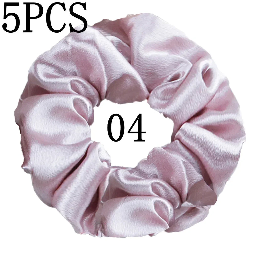 Women's Silky Satin Hair Scrunchies Set