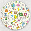 Car Coaster Set - School