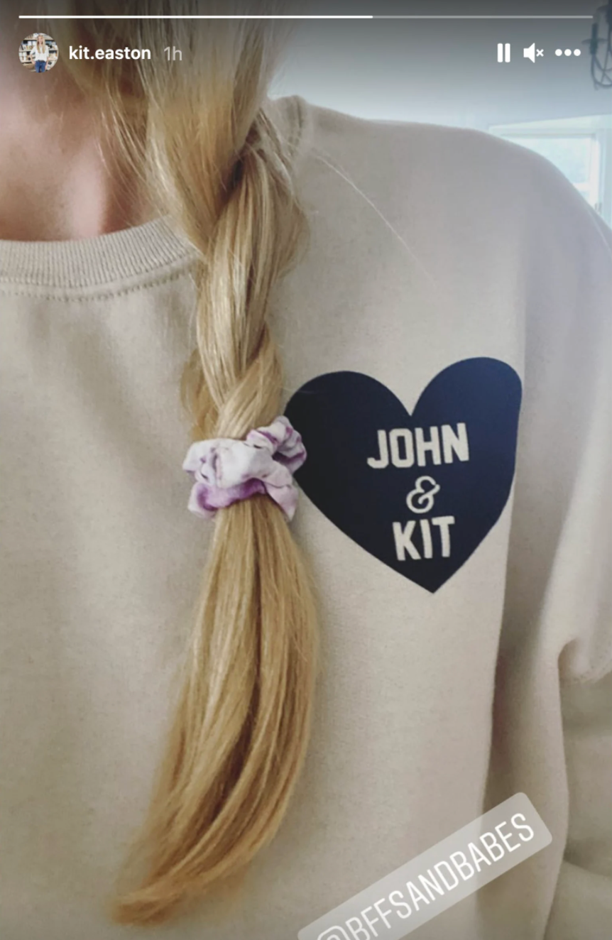 HEART U MOST ♡ beige personalizable sweatshirt