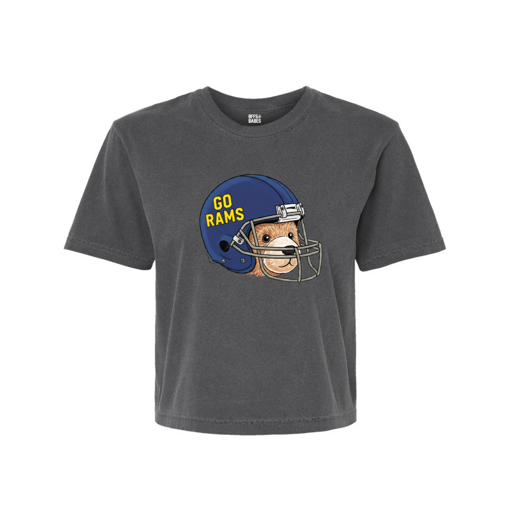 FOOTBALL BEARS ♡ adult cropped team tee