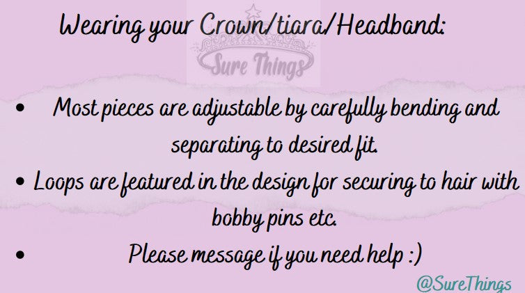 Black spike Tiara Crown Vintage Baroque Dark Goth Evil Queen tall diadem