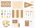 Dinosaur Dig Paleontologist Printable Dramatic Play Kit