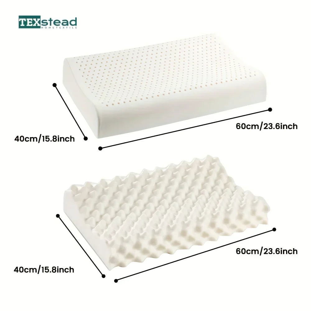 DecorBites™ Latex Massage Pillow for Sleeping - Orthopedic Memory Foam Pillow