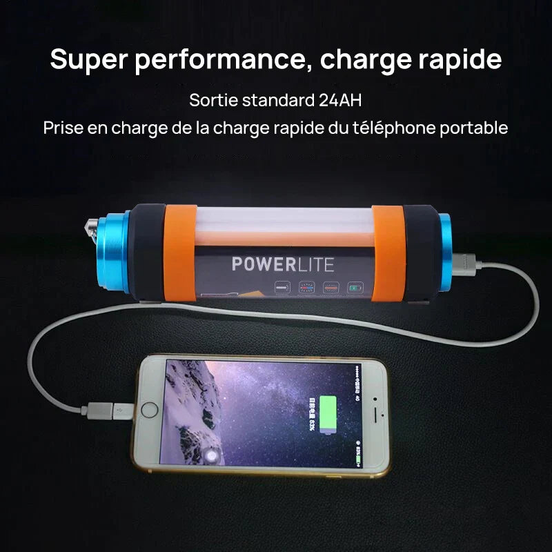 DecorBites™ LED Camp Light: Portable, Waterproof, Rechargeable, Magnetic Flashlight