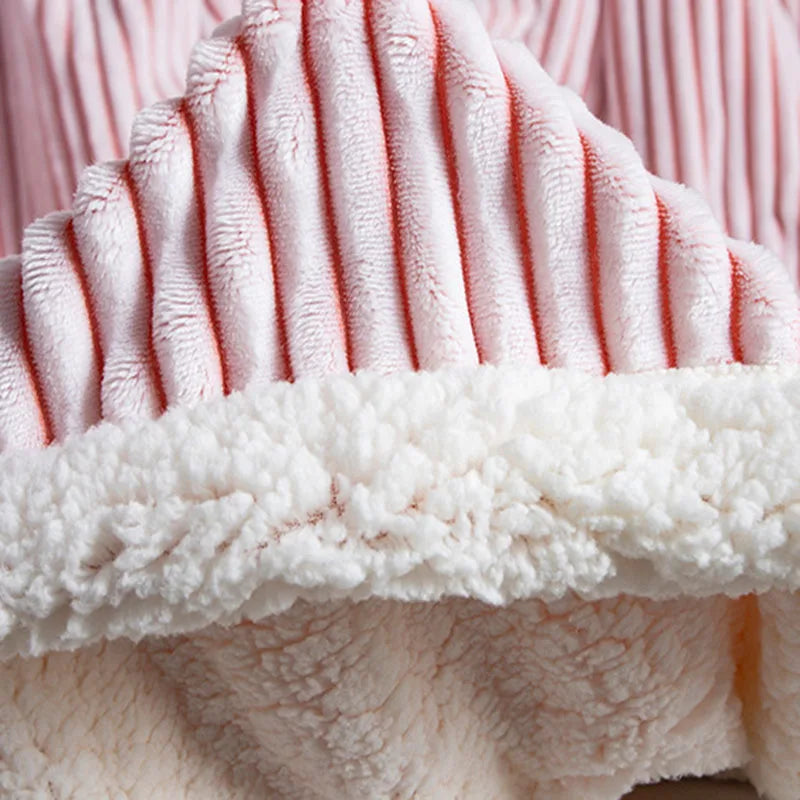 DecorBites™ Cozy Nordic Wool Throw Blanket: Soft & Stylish for Office, Sofa, or Shawl