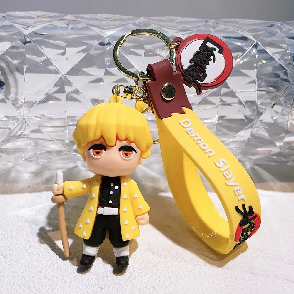 Demon Slayer Keychains: Cute Anime Car & Bag Pendant Accessories