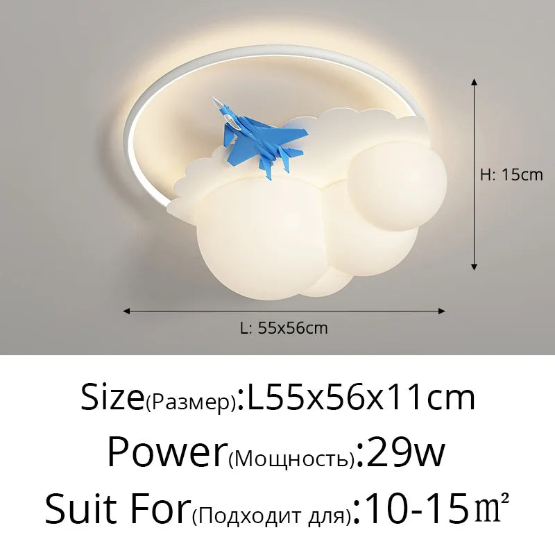DecorBites™ LED Airplane Chandelier Lights for Modern Home Decor & Indoor Lighting