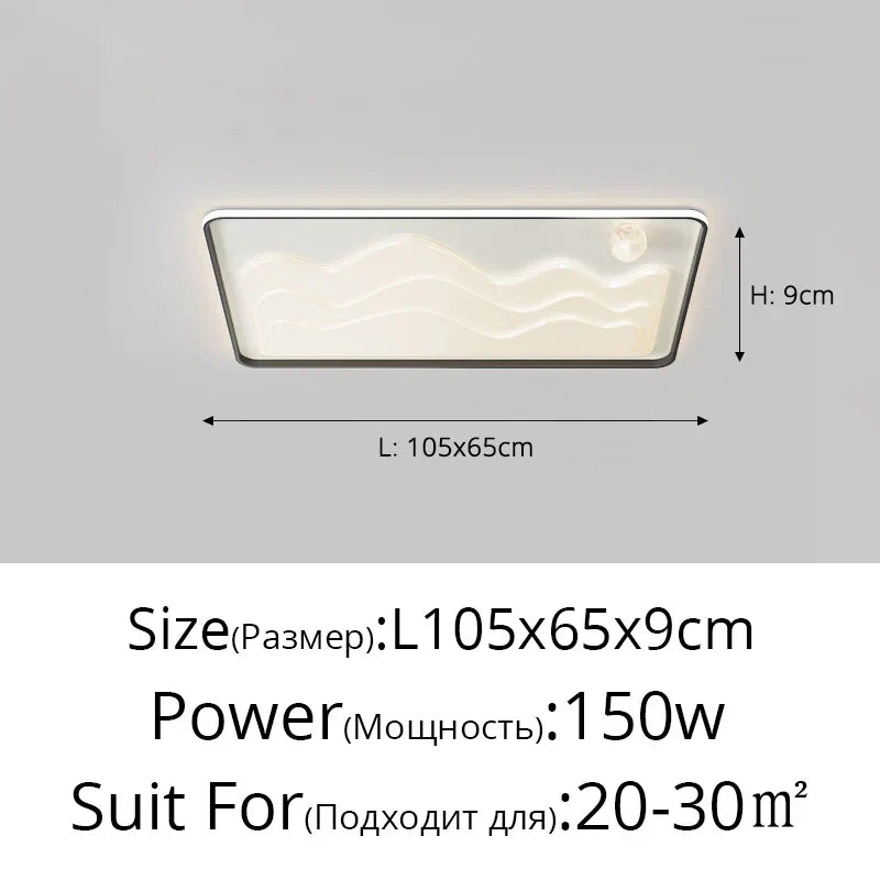 DecorBites™ LED Chandelier: Modern Lighting Fixture for Home Decor, White Lustre Lights