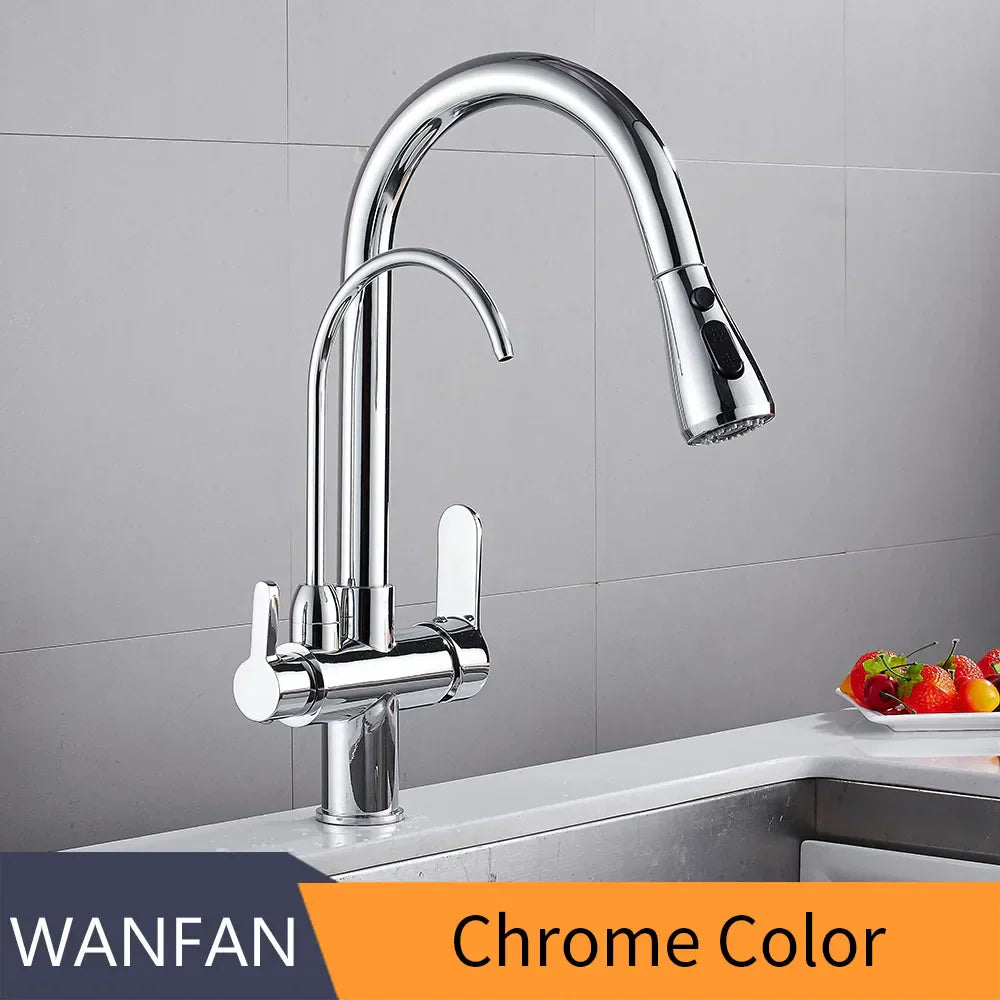 DecorBites™ Kitchen Faucet Mixer Tap with 360 Rotation and Water Purification