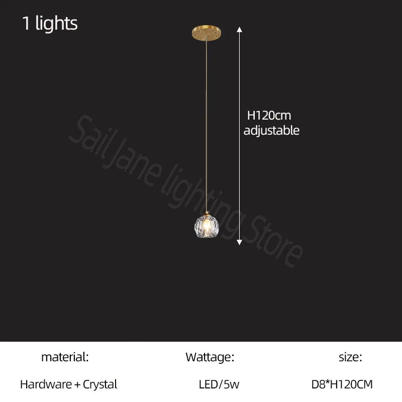 DecorBites™ Crystal Stair Football Shaped Chandelier with G9 Lights