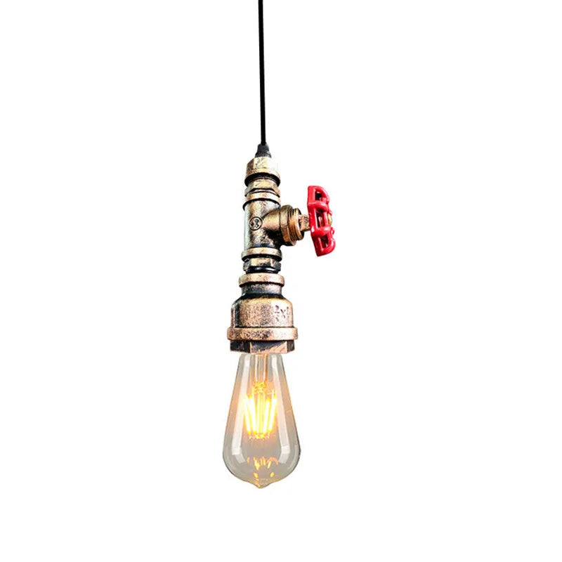 DecorBites™ Industrial Pipe Chandelier Light for Home Decor and Dining Room