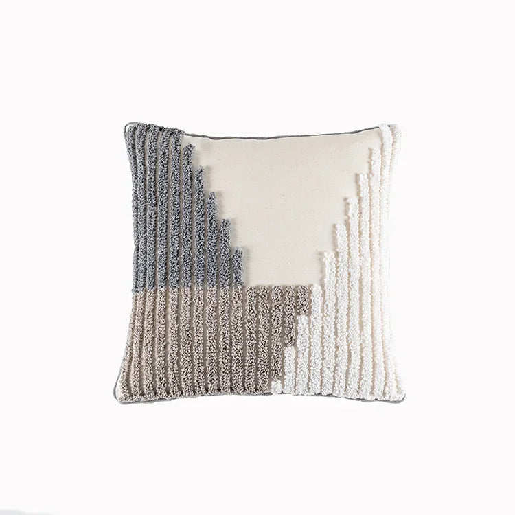 DecorBites™ Lace Tassel Cushion Tufted Sofa Pillowcase for Office Chair Pad