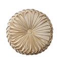 DecorBites™ Dutch Velvet Round Seat Cushion: Modern & Comfortable Back Support for Living Room.