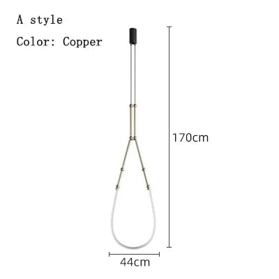 DecorBites™ Linear Creative Chandelier for Living Room Lobby, Bedroom, Hotel, Restaurant Lighting