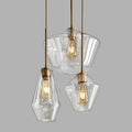 DecorBites™ Glass Chandelier: Amber Pendant Lights for Dining, Living Room, Bedroom, Hotel, Cafe