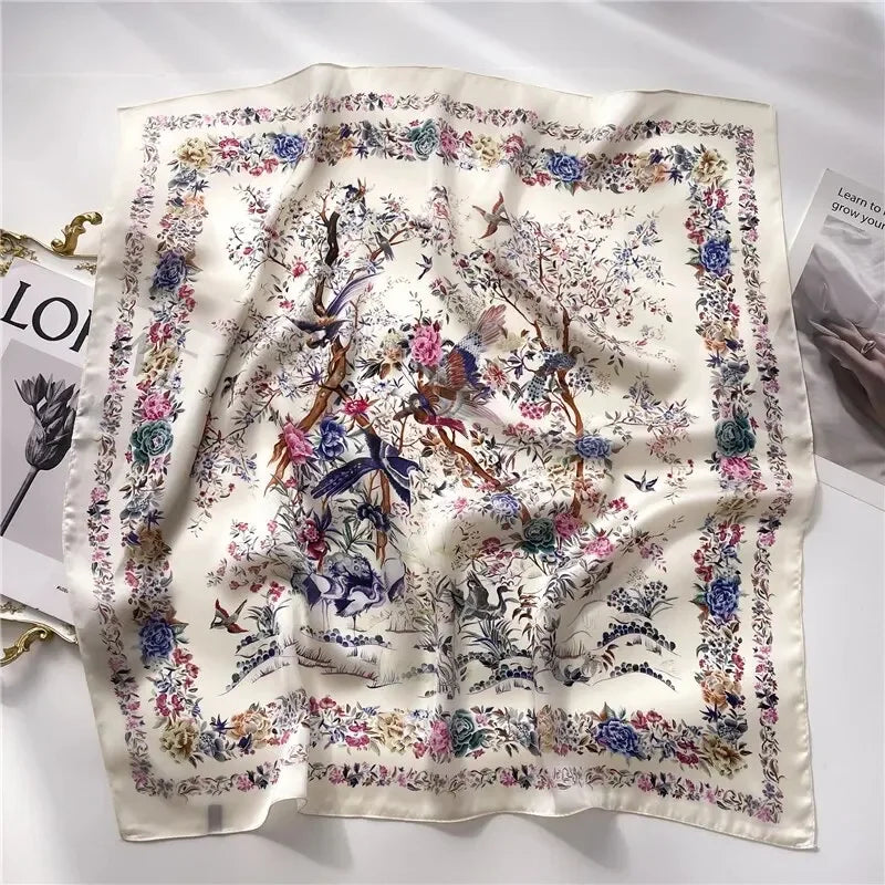 Juliette Designer Satin Scarf