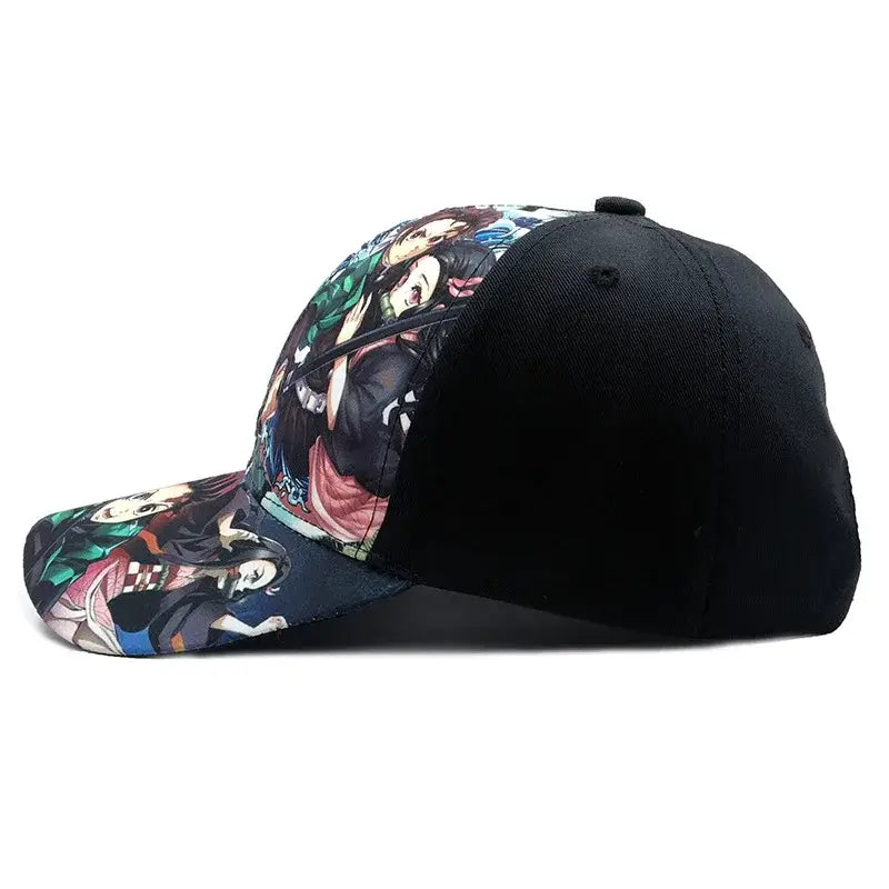 Demon Slayer Baseball Cap: Adjustable Anime Hip Hop Hat