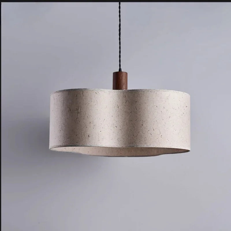 DecorBites™ Cream Wabi-sabi Chandelier Lamp Retro Japanese-style Bedroom Decor Lighting