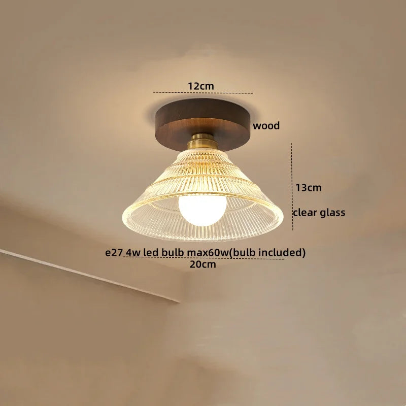 DecorBites™ LED Ceiling Light Modern Style Indoor Lighting Aluminum Glass Nordic Lamp