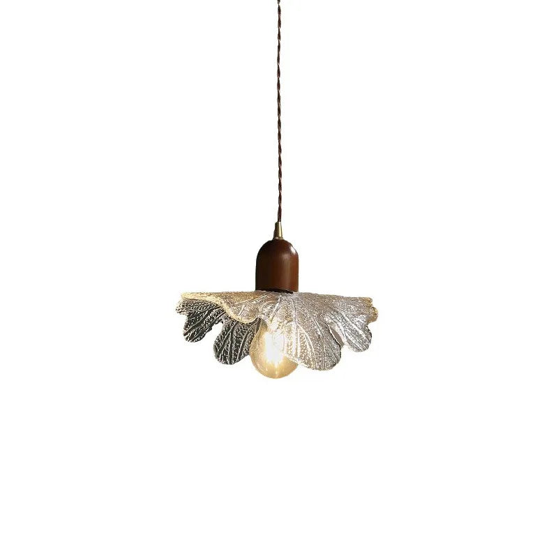 DecorBites™ Japanese Style Copper Glass Chandelier Pendant Lights for Living Room Bedroom Bar