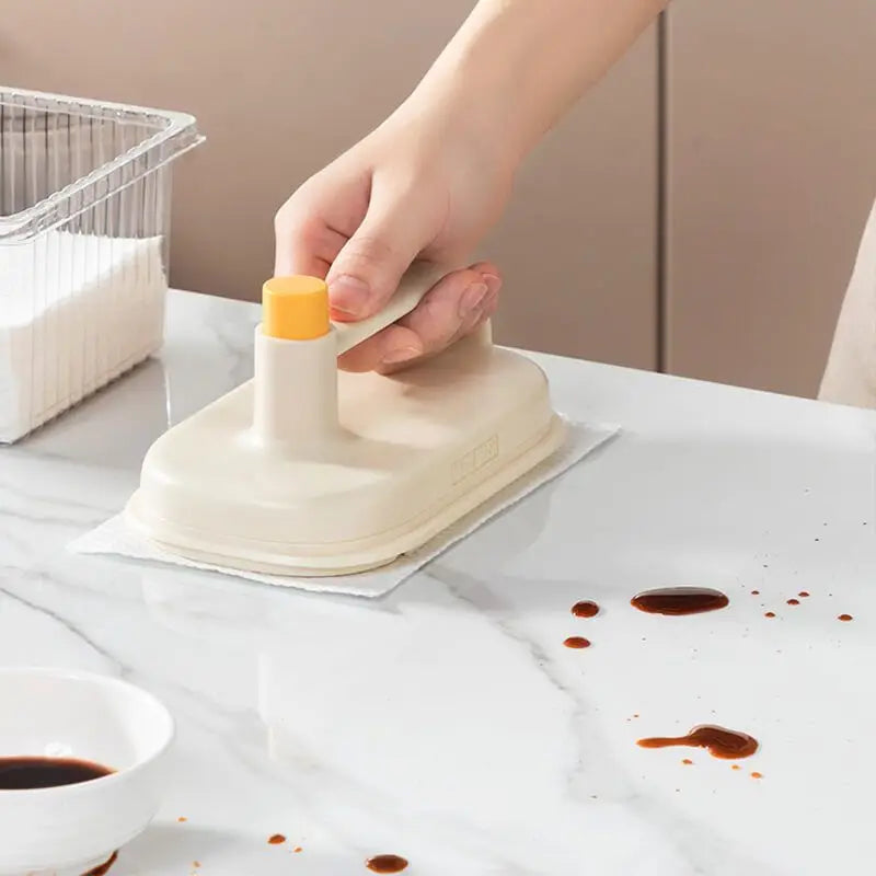 DecorBites™ Kitchen Cleaning Brush with Replaceable Head for Glass & Wall Cleaning